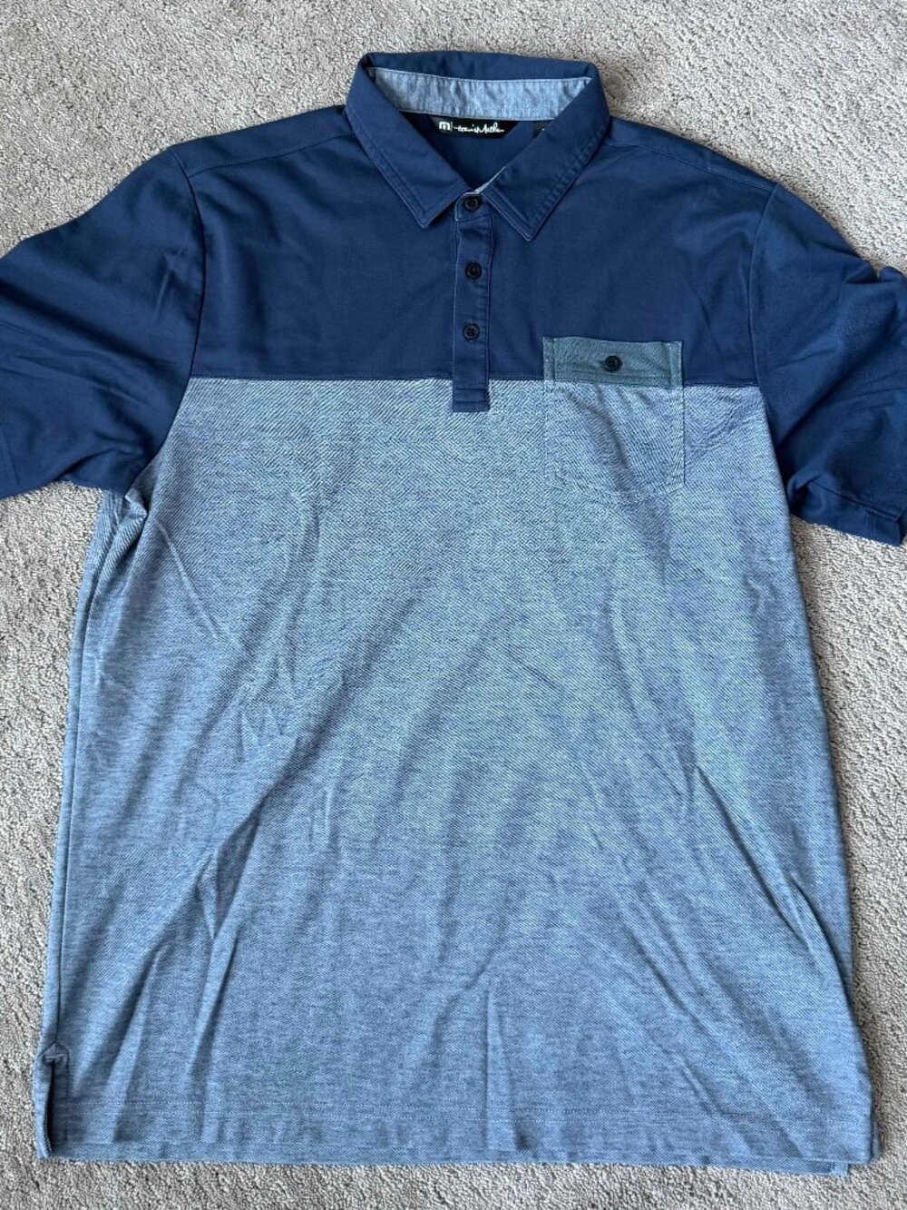 Travis Mathew K-Lew Contrast Polo